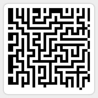 Labyrinth Pattern Sticker